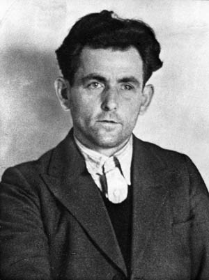 JOHANN GEORG ELSER (1903-1945). German anti-Nazi. Photographed after his failed bombin attempt on Adolf Hitler's life at the B¸rgerbr‰ukeller beer hall in Munich, 1939.